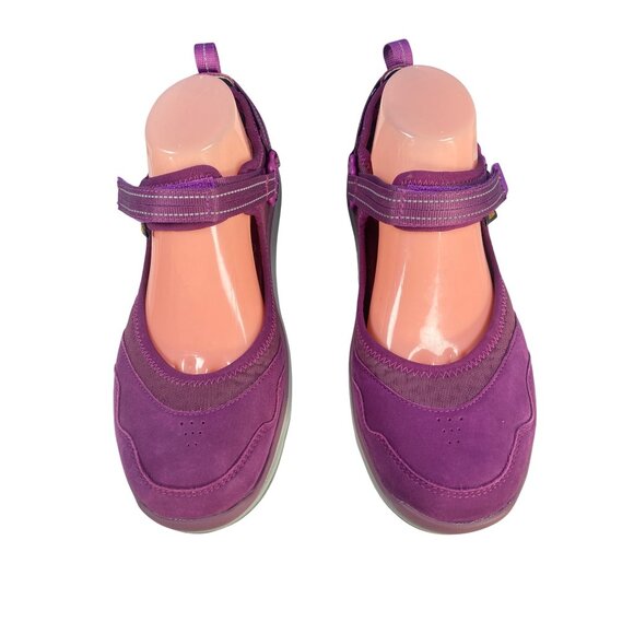NEW Teva Terra-Float Leather Waterproof Shoes Sneakers Mary Jane W's 10 Purple - Picture 3 of 14